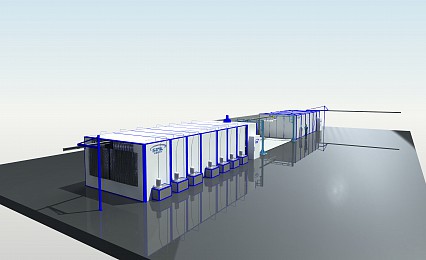 Многофункциональный комплекс порошковой окраски проходного типа SPK-38.5.3