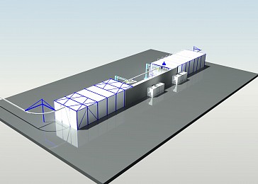 Многофункциональный комплекс порошковой окраски проходного типа SPK-38.5.3